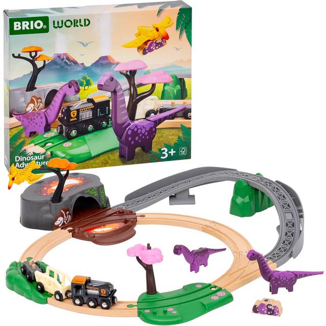 Billede af BRIO World Dinosaur Adventure Train Set 36094